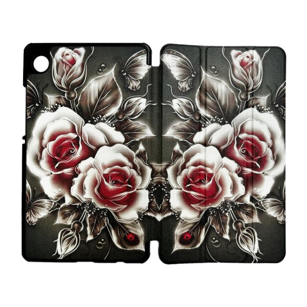 Фото - Чохол для планшету BeCover Smart Case for Samsung Galaxy Tab A9 SM-X115 8.7" Black Rose (711266)
