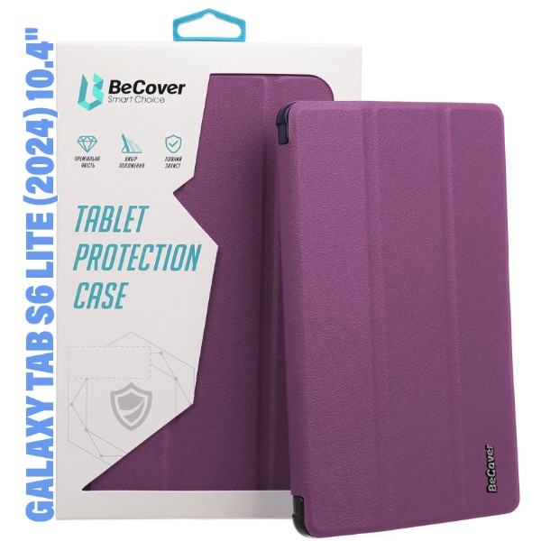Фото - Чехол для планшета BeCover Smart Case for Samsung Galaxy Tab S6 Lite (2024) 10.4" P620/P625/P627 Purple (710816)