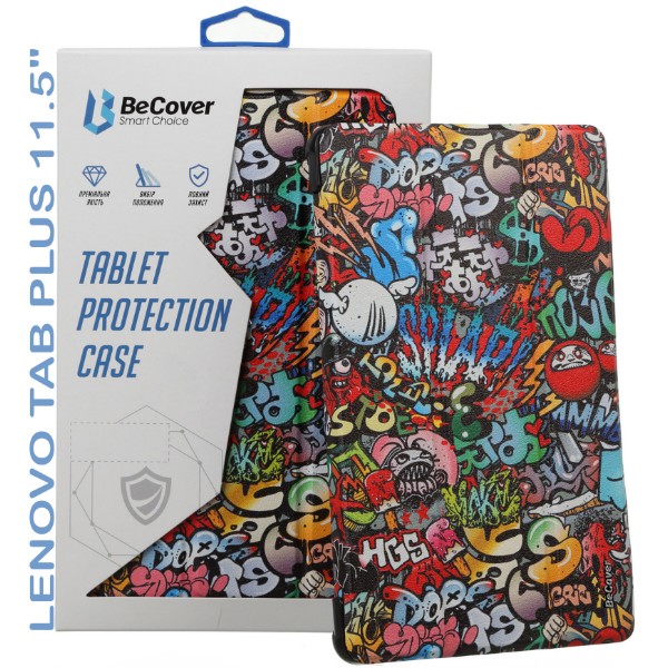 Фото - Чехол для планшета BeCover Smart Case for Lenovo Tab Plus 11.5" Graffiti (711845)