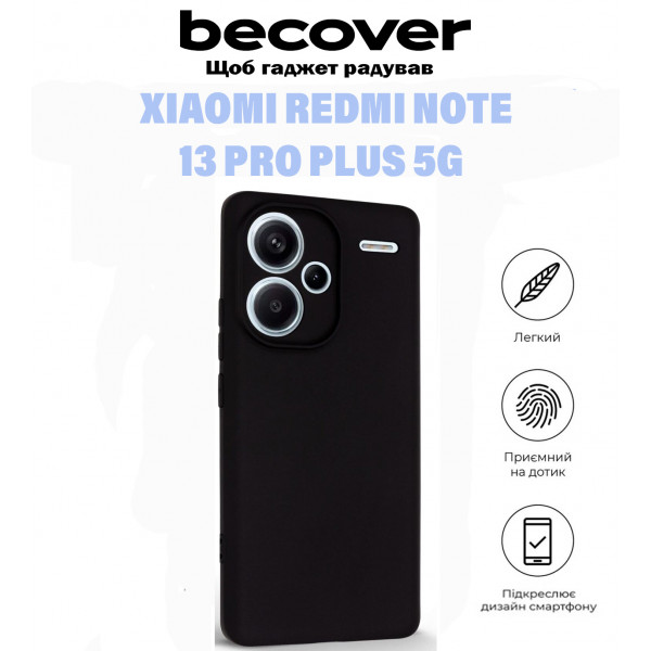 Фото - Чохол для смартфону BeCover for Xiaomi Redmi Note 13 Pro Plus 5G Black (710917)