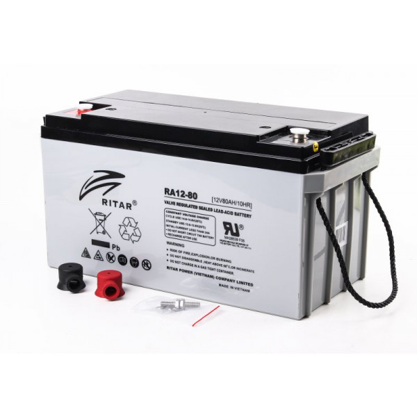 Фото - Аккумулятор для ИБП Ritar AGM 12V-80Ah (RA12-80)