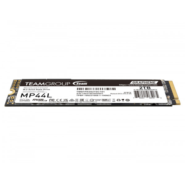 Фото - SSD-накопичувач внутрішній Team M.2-2280 PCI-E Gen4x4 MP44L 2TB RETAIL (TM8FPK002T0C101)