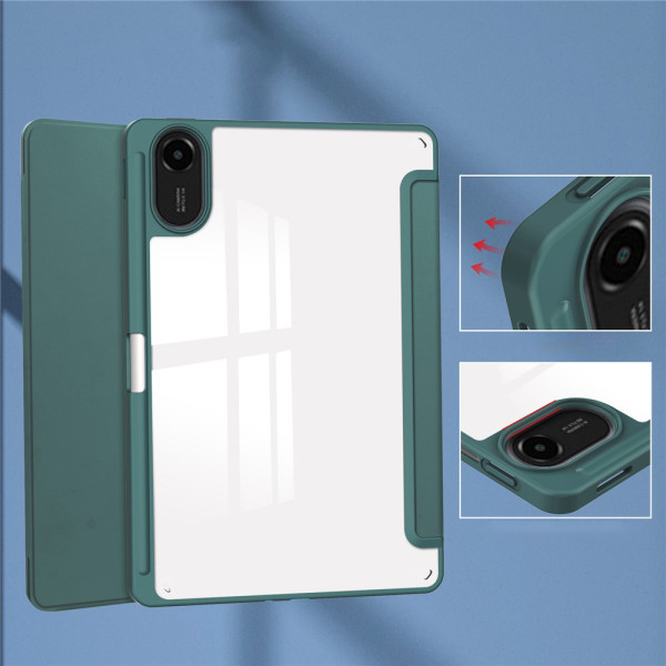 Фото - Чохол для планшета BeCover Soft Edge з кріпленням для стілусу for Xiaomi Redmi Pad 2 11.0" Dark Green (713658)