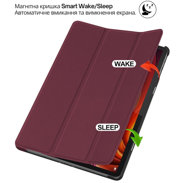 Фото - Чехол для планшета BeCover Smart Case for Lenovo Idea Tab Plus 12.1" Red Wine (715085)