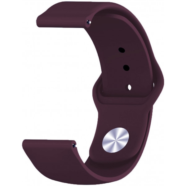 Фото - Ремінець для смарт-годинника BeCover Honor MagicWatch 2 / Huawei Watch 3 Pro Classic 46mm Purple-Wine (707059)