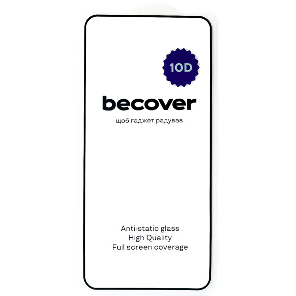 Фото - Захисне скло для смартфону BeCover for Samsung Galaxy S25 SM-S931 10D Black (712721)