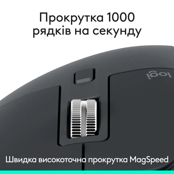 Фото - Миша бездротова Logitech MX Master 3S Performance Graphite Bluetooth (910-007501)