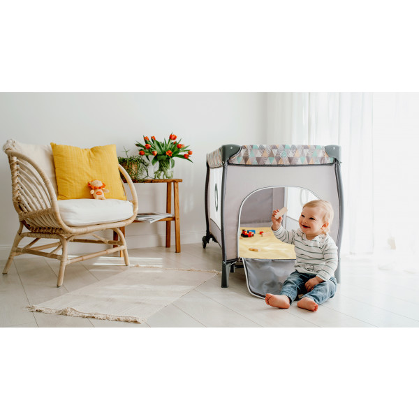 Фото - Манеж-кровать Lionelo Sven Plus Grey Scandi