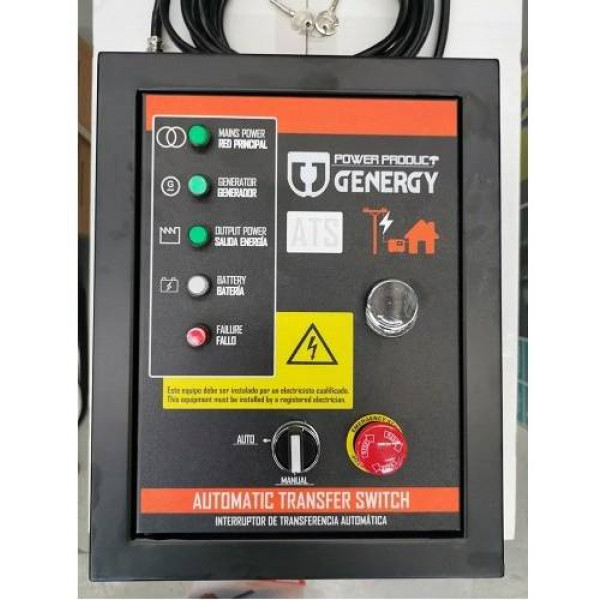 Фото - Генератор інверторний Genergy Creta + ATS (240017090)