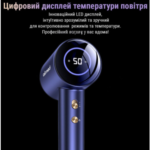 Фото - Фен-стайлер AIMED Hair Master PRO з набором насадок (AI-HMaster1_set_blue)