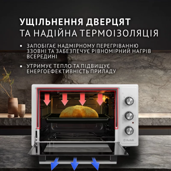 Фото - Печь электрическая Perfelli CLASSIC 37 WHITE