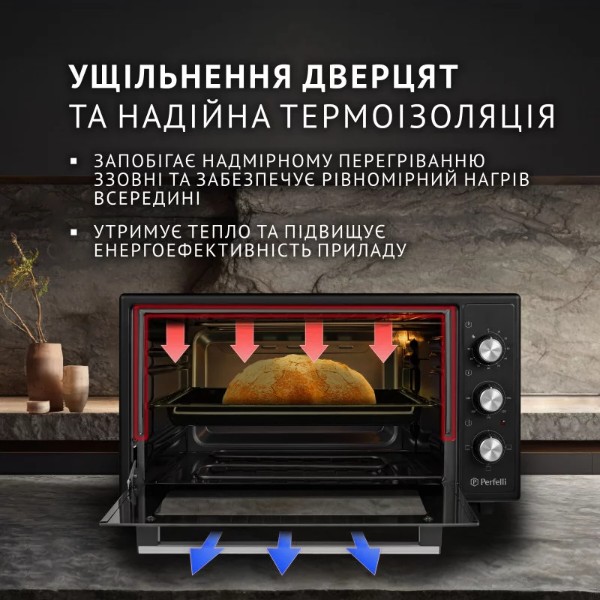 Фото - Печь электрическая Perfelli CLASSIC 48 BLACK