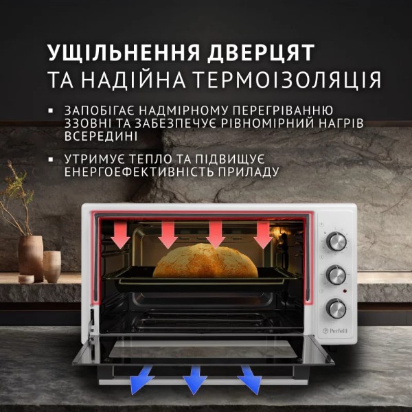 Фото - Печь электрическая Perfelli CLASSIC 48 WHITE