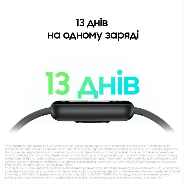Фото - Фитнес-браслет Samsung Galaxy Fit3 Silver (SM-R390NZSASEK)