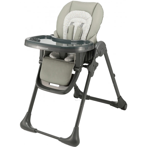 Фото - Стільчик для годування класичний Kinderkraft Tummie Grey (KHTUMM00GRY0000)