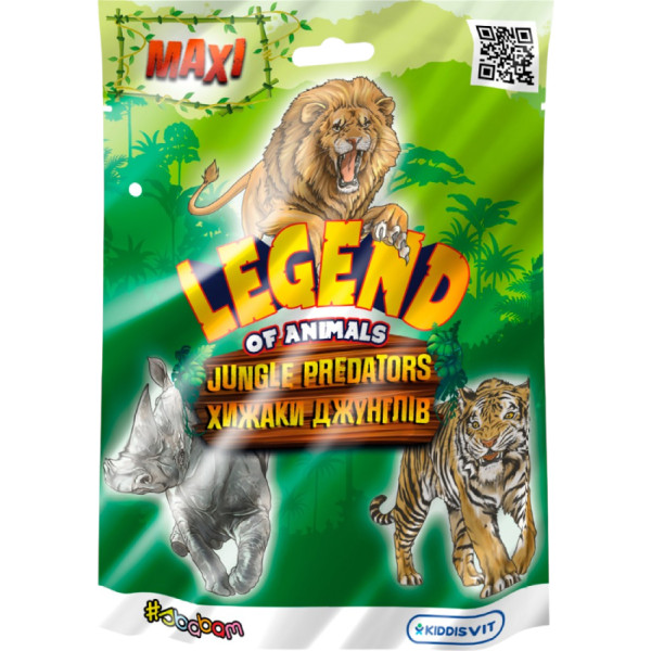Фото - Стретч-антистрес #sbabam серії LEGEND OF ANIMALS МАКСІ – ХИЖНИКИ ДЖУНГЛІВ (в диспл.) в асорт. (30/CN23)