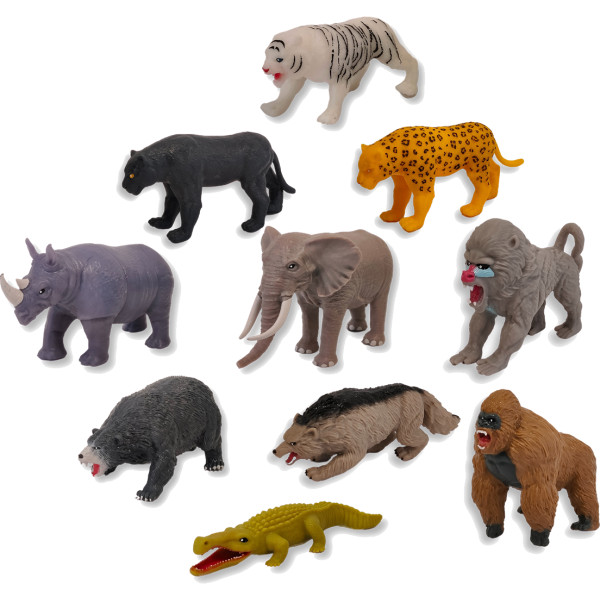 Фото - Стретч-антистрес #sbabam серії LEGEND OF ANIMALS МАКСІ – ХИЖНИКИ ДЖУНГЛІВ (в диспл.) в асорт. (30/CN23)