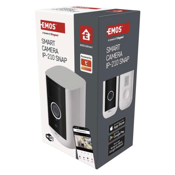 Фото - IP-камера EMOS H4063 Go Smart. Li-ion 9600mAh. зовнішня.з Wi-Fi.біла