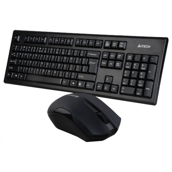 Фото - Клавіатура бездротова A4tech 3000 N (GK-85+G3-200N)