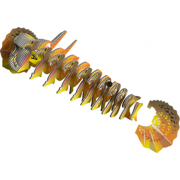 Фото - 3D пазлы EUGY Зоопарк: Плащеносная ящерица (XEG-108)