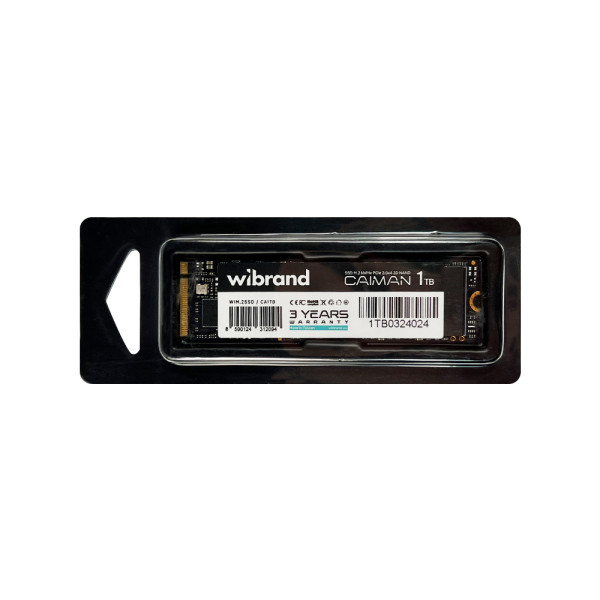 Фото - SSD-накопичувач внутрішній Wibrand Caiman 1TB NVMe 2280 PCIe 3.0 3D NAND (WIM.2SSD/CA1TB)