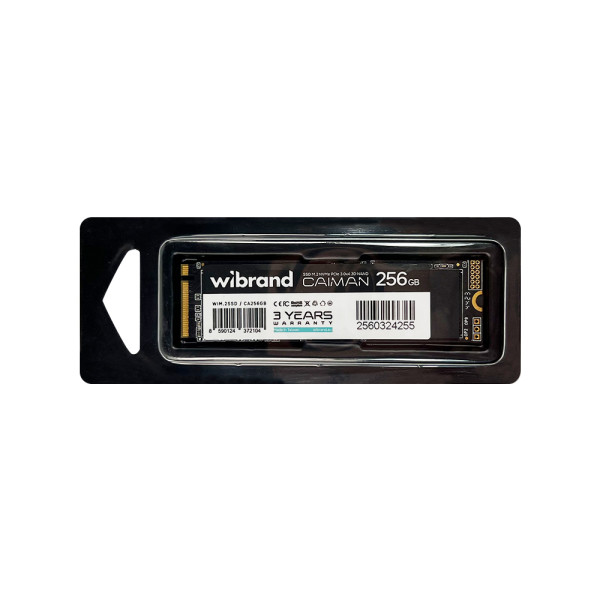 Фото - SSD-накопичувач внутрішній Wibrand Caiman 256GB NVMe 2280 PCIe 3.0 3D NAND (WIM.2SSD/CA256GB)