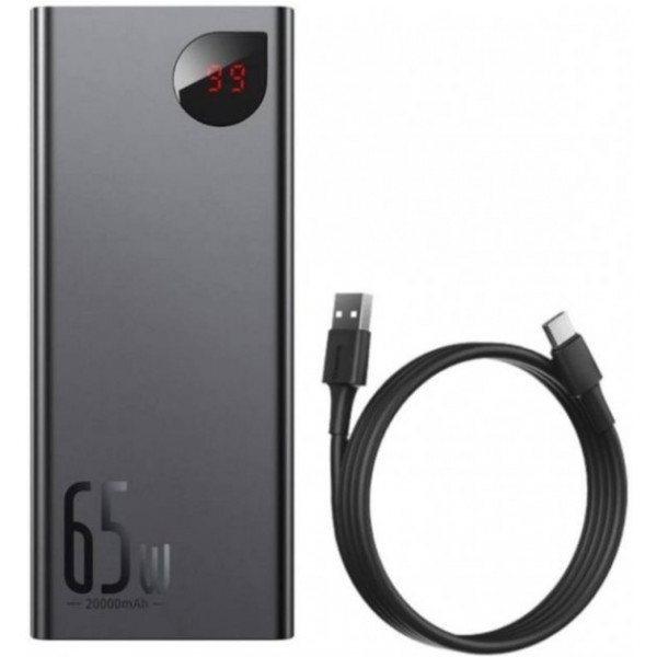 Фото - Батарея мобільна Baseus Adaman Metal PD 65W USB-C 2xUSB QC 3.0 20000mAh (PPIMDA-D01)