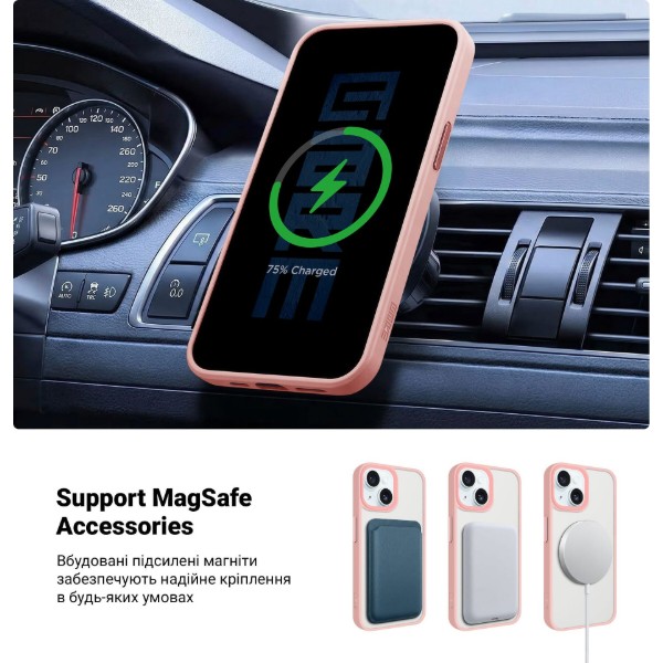 Фото - Чехол для смартфона Armorstandart Uniq Magsafe for Apple iPhone 15 Pink (ARM75287)