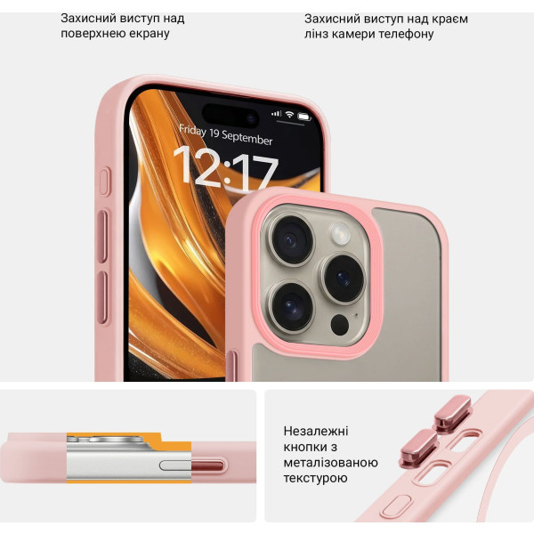 Фото - Чехол для смартфона Armorstandart Uniq Magsafe for Apple iPhone 15 Pro Pink (ARM75289)