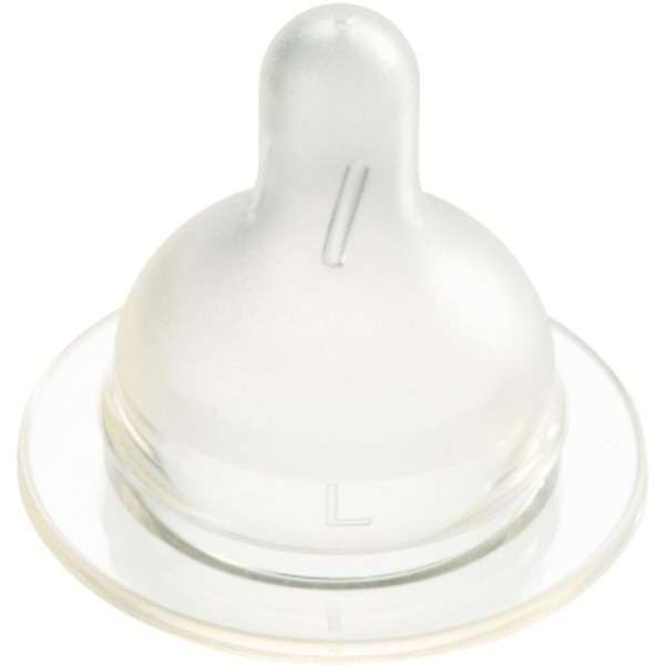 Фото - Великий потік соска дитяча силіконова Difrax S-bottle Wide 2 шт. (678)