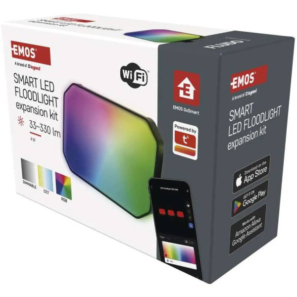 Фото - Світлодіодний прожектор EMOS ZIW181R,1 шт,4Вт,RGBIC,WIFI