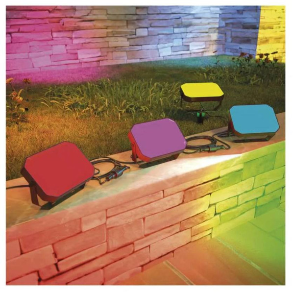 Фото - Світлодіодний прожектор EMOS ZIW181R,1 шт,4Вт,RGBIC,WIFI