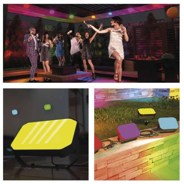 Фото - Світлодіодний прожектор EMOS ZIW181R,1 шт,4Вт,RGBIC,WIFI