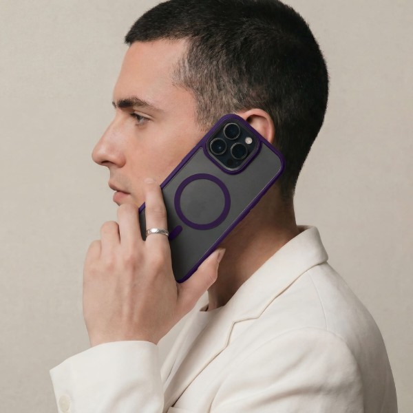 Фото - Чохол для смартфону Armorstandart Uniq Magsafe for Apple iPhone 15 Pro Purple (ARM75311)