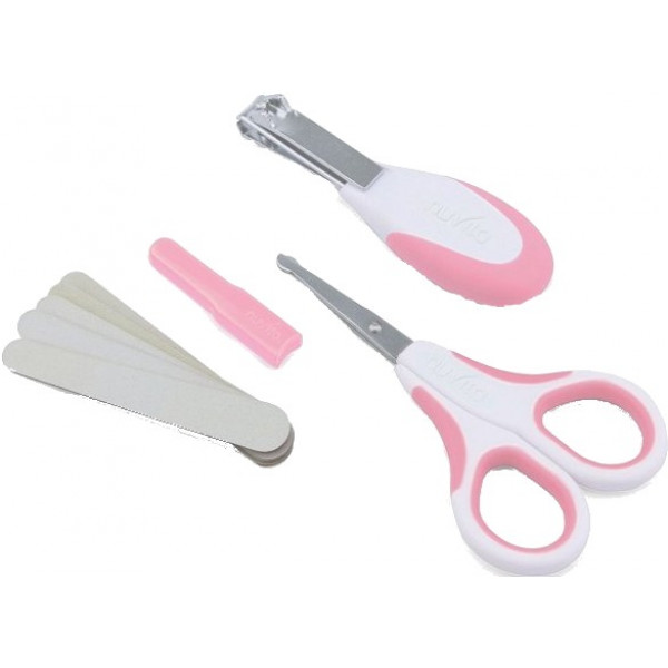 Фото - Набір дитячого манікюрного приладдя Nuvita безпечні ножиці з акс. рожевий (NV1138COOLPINK) Фото - Набір дитячого манікюрного приладдя Nuvita безпечні ножиці з акс. рожевий (NV1138COOLPINK)
