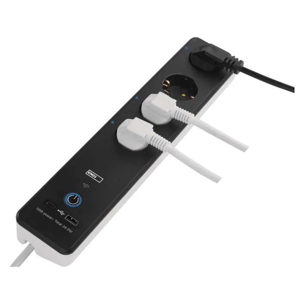 Фото - Сетевой фильтр EMOS Умный P1422SM 2 м 4 гнезда, ПВХ, USB-A, USB-C, Wi-Fi 1,5 мм2