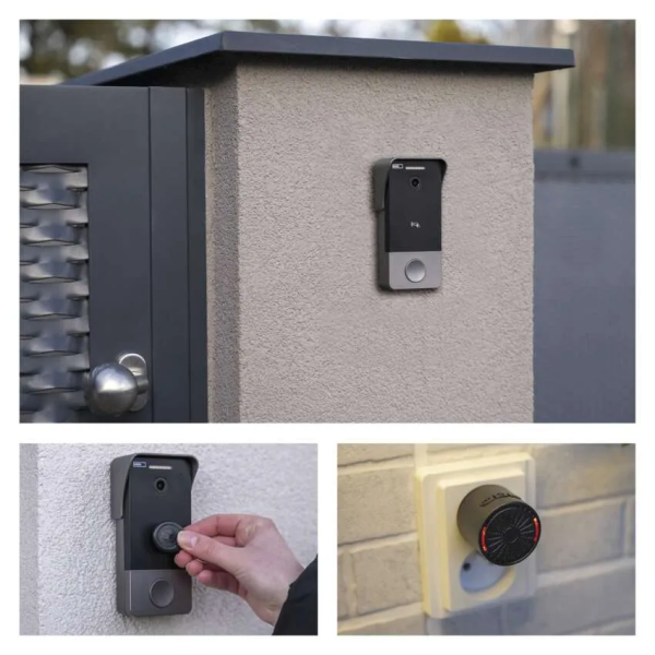 Фото - Бездротовий дверний дзвінок EMOS відеодзвінок H4033 IP-20PoE, зWi-Fi