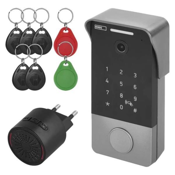 Фото - Бездротовий дверний дзвінок EMOS відеодзвінок H4034 IP-21PoE з Wi-Fi