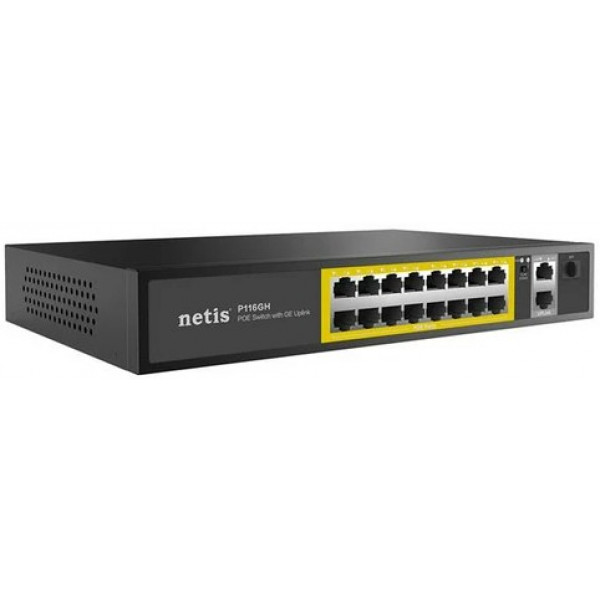 Фото - Коммутатор локальної мережі (Switch) Netis P116GH