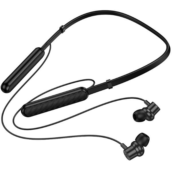 Фото - Наушники вкладыши беспроводные BOROFONE BE72 Sun neck hanging BT earphones Black (6941991124518)