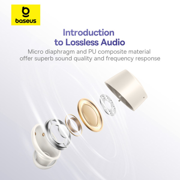 Фото - Навушники вкладиші бездротові TWS Baseus Bowie E18 True Wireless Earphones  Stellar White (A00023800223-00)