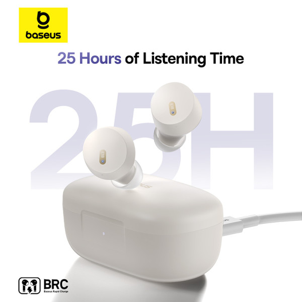 Фото - Навушники вкладиші бездротові TWS Baseus Bowie E18 True Wireless Earphones  Stellar White (A00023800223-00)