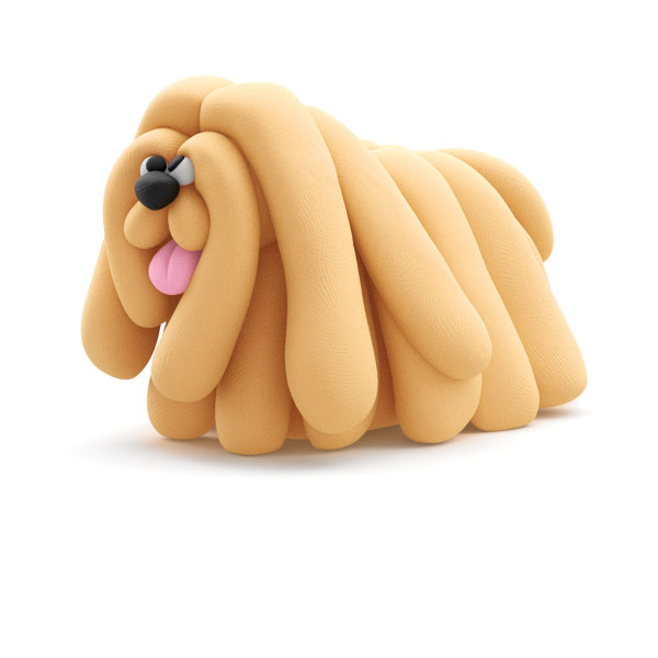 Фото - Маса для ліплення Ліпака СОБАКИ-ДРУЗІ: КОМОНДОР МУДІ (30149-UA01)