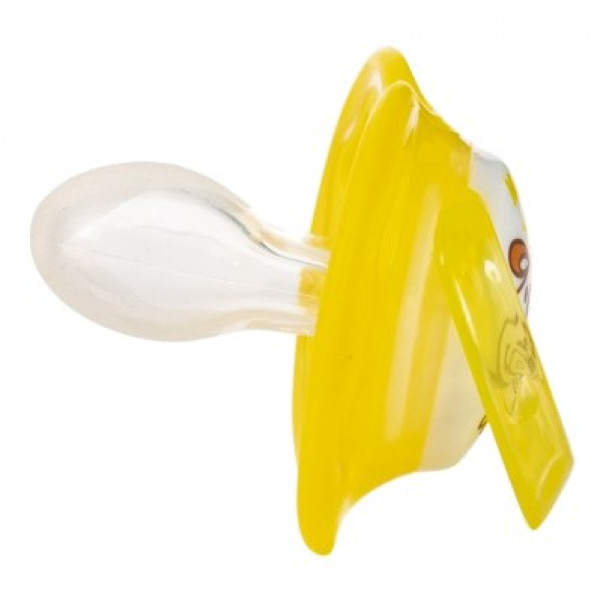 Фото - Симетрична пустушка Baby Team силіконова (3014 _желтая)