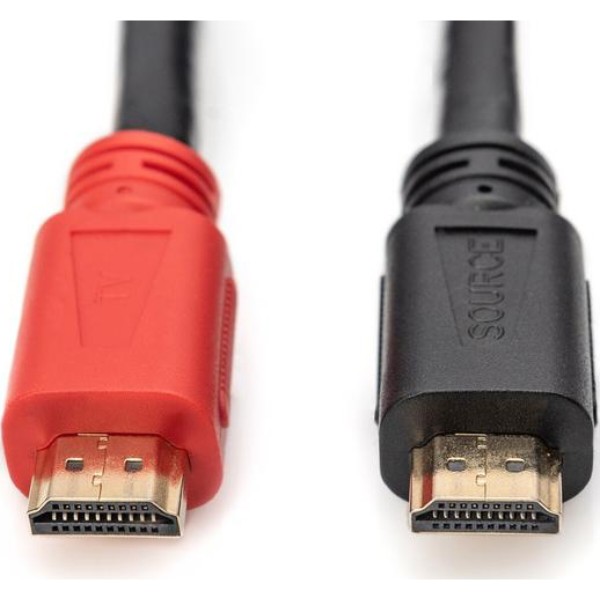 Фото - Кабель USB type A - USB type A Assmann HDMI High Speed с усилителем (AM/AM) 15m Black (AK-330105-150-S)