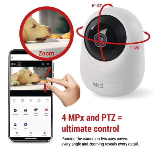 Фото - IP-камера EMOS H4060 Go Smart,з Wi-Fi,2.4GHz/5GHz