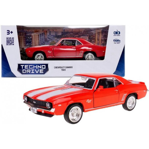 Фото - Автотранспорт TechnoDrive CHEVROLET CAMARO 1969 (червоний) 250336U)