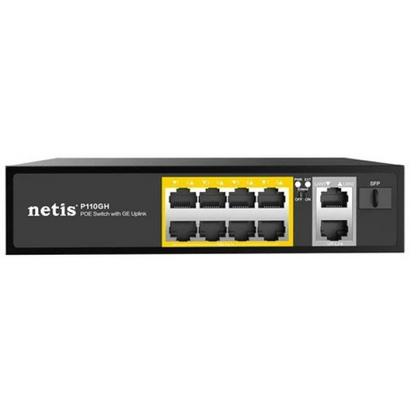 Фото - Коммутатор локальної мережі (Switch) Netis P110GH