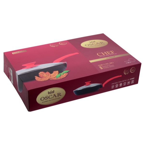 Фото - Сковорода универсальная OSCAR Chef 28 см (OSR-1101-28-l)