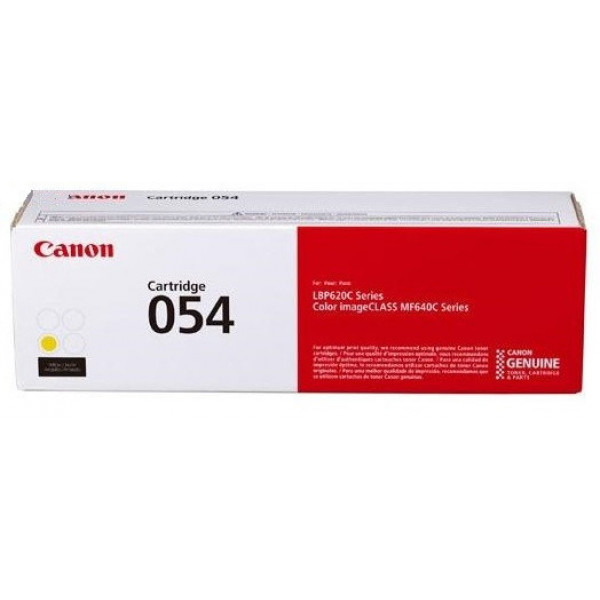 Фото - Картридж для лазерных принтеров/МФУ Canon 054 MF641/643/645, LBP-621/623 Yellow (1200 стор) (3021C002)